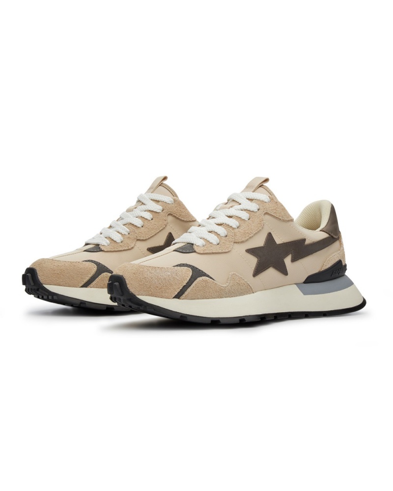 Basket Bape Route STA Express #1 M2 Beige Homme | OBK-90968638