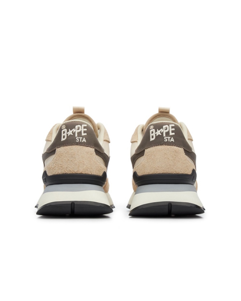 Basket Bape Route STA Express #1 M2 Beige Homme | OBK-90968638