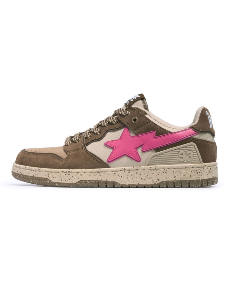 Basket Bape SK8 STA #6 Marron Homme | FOQ-45126418