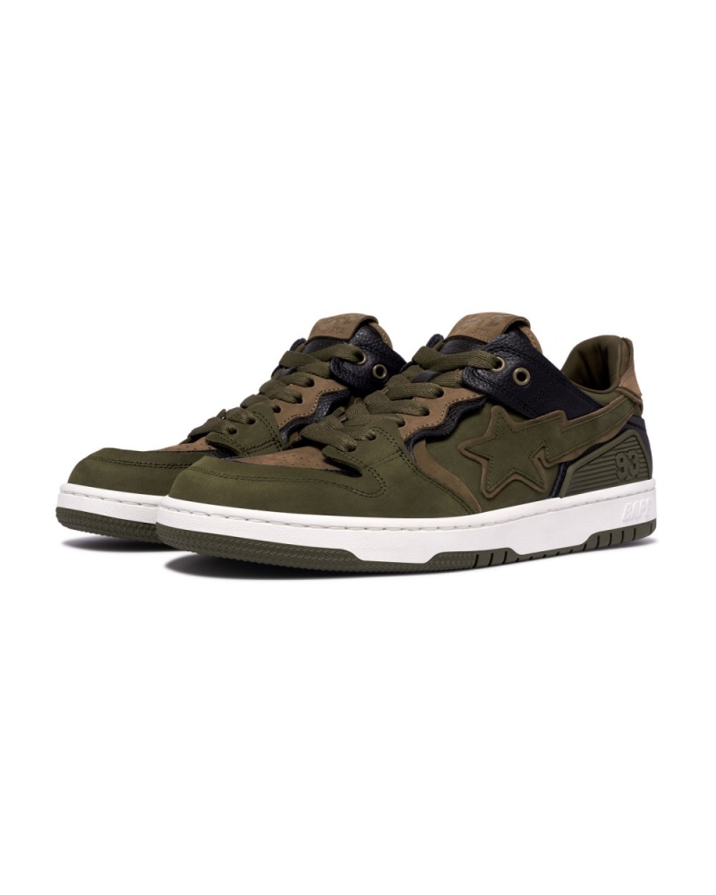 Basket Bape Sk8 Sta #6 M2 Vert Homme | HIN-85250795