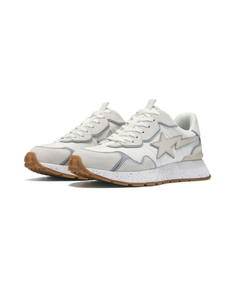 Basket Bape Route STA Express #1 Blanche Homme | WXW-16387338