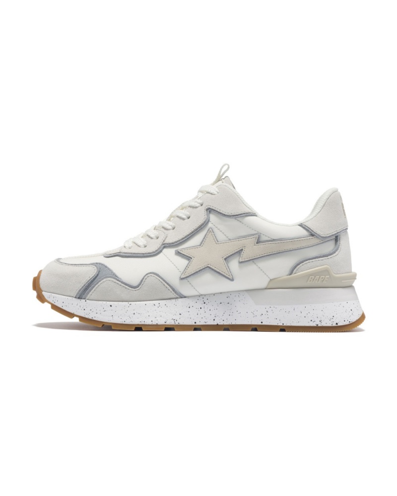 Basket Bape Route STA Express #1 Blanche Homme | WXW-16387338