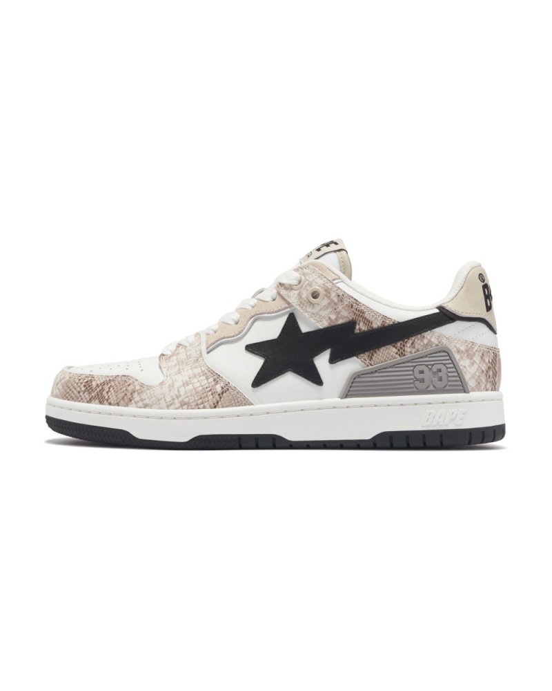 Basket Bape SK8 STA #1 Beige Homme | IKQ-83437862