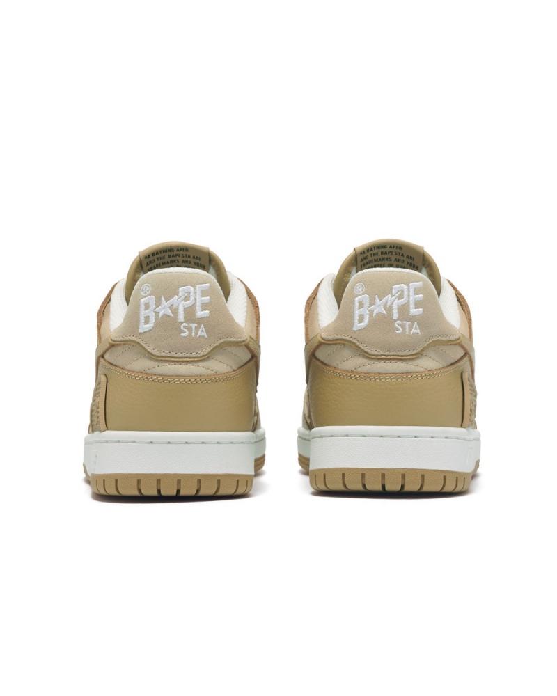 Basket Bape SK8 STA #4 Beige Homme | JYV-75156312