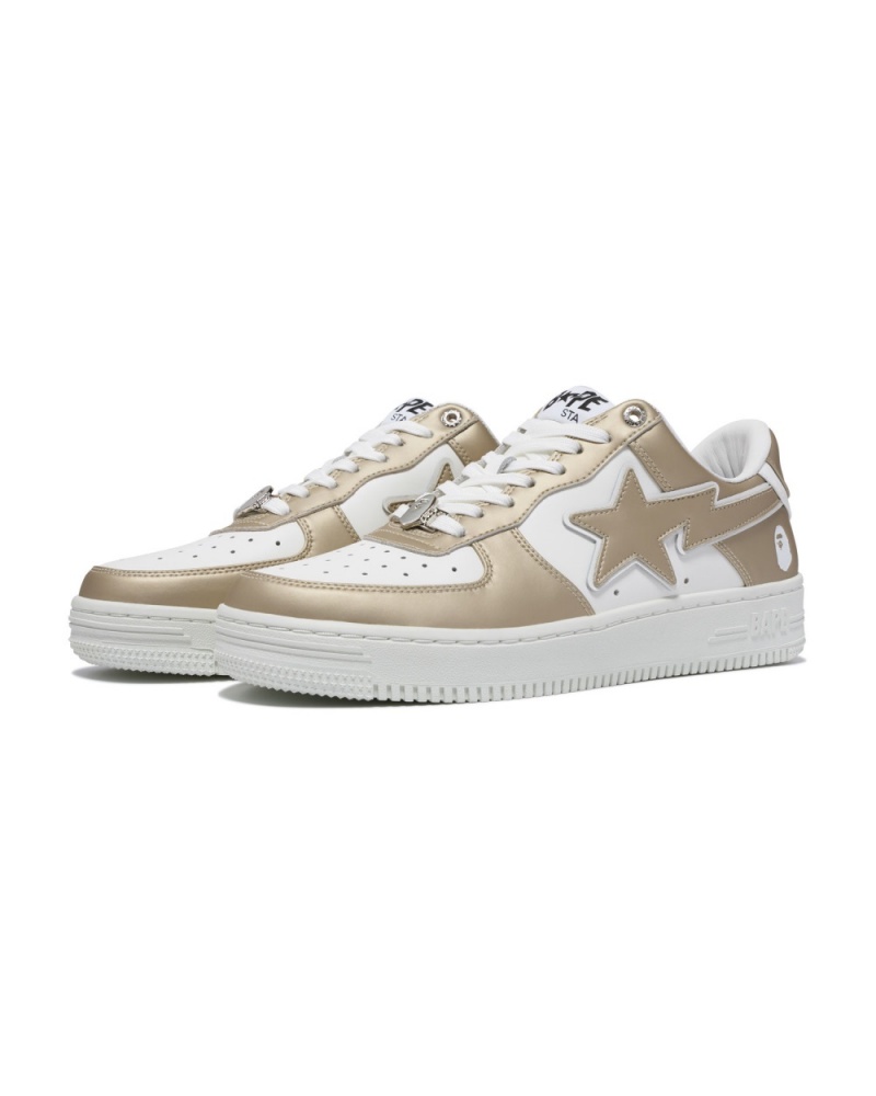 Basket Bape STA #4 Doré Homme | SBN-72459503