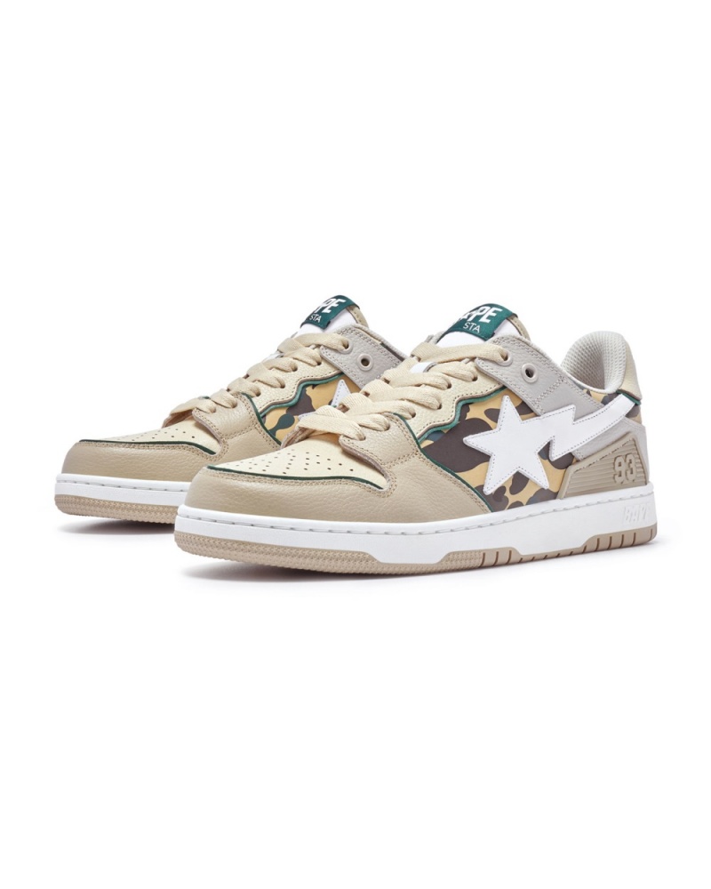 Basket Bape SK8 STA #4 Beige Homme | BTB-81368521