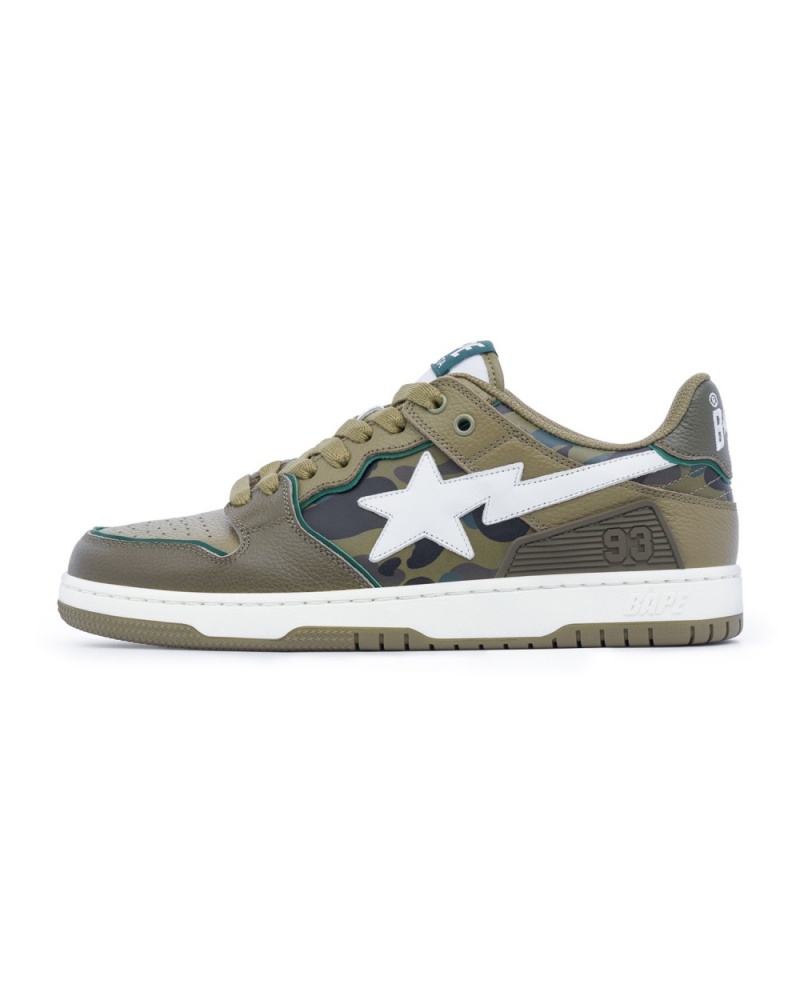 Basket Bape SK8 STA #4 Vert Homme | WNN-44787582