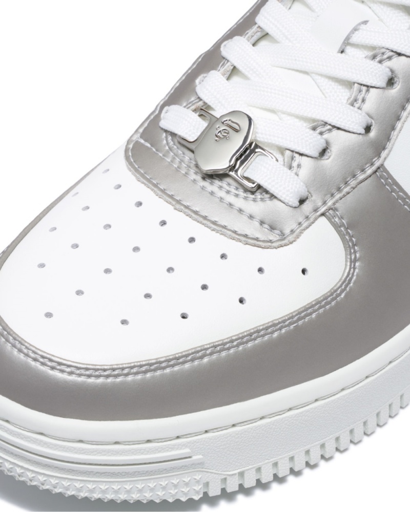 Basket Bape STA #4 Argent Homme | RGZ-69476535