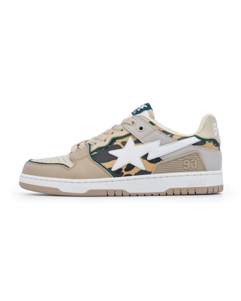 Basket Bape SK8 STA #4 Beige Homme | BTB-81368521