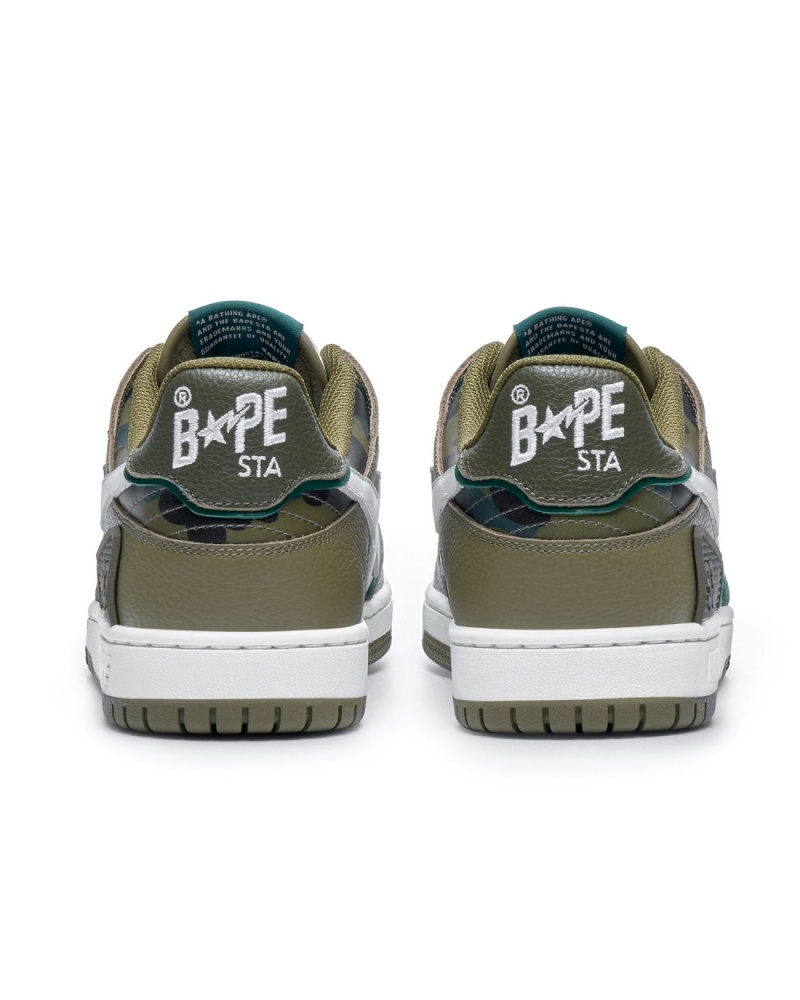 Basket Bape SK8 STA #4 Vert Homme | WNN-44787582