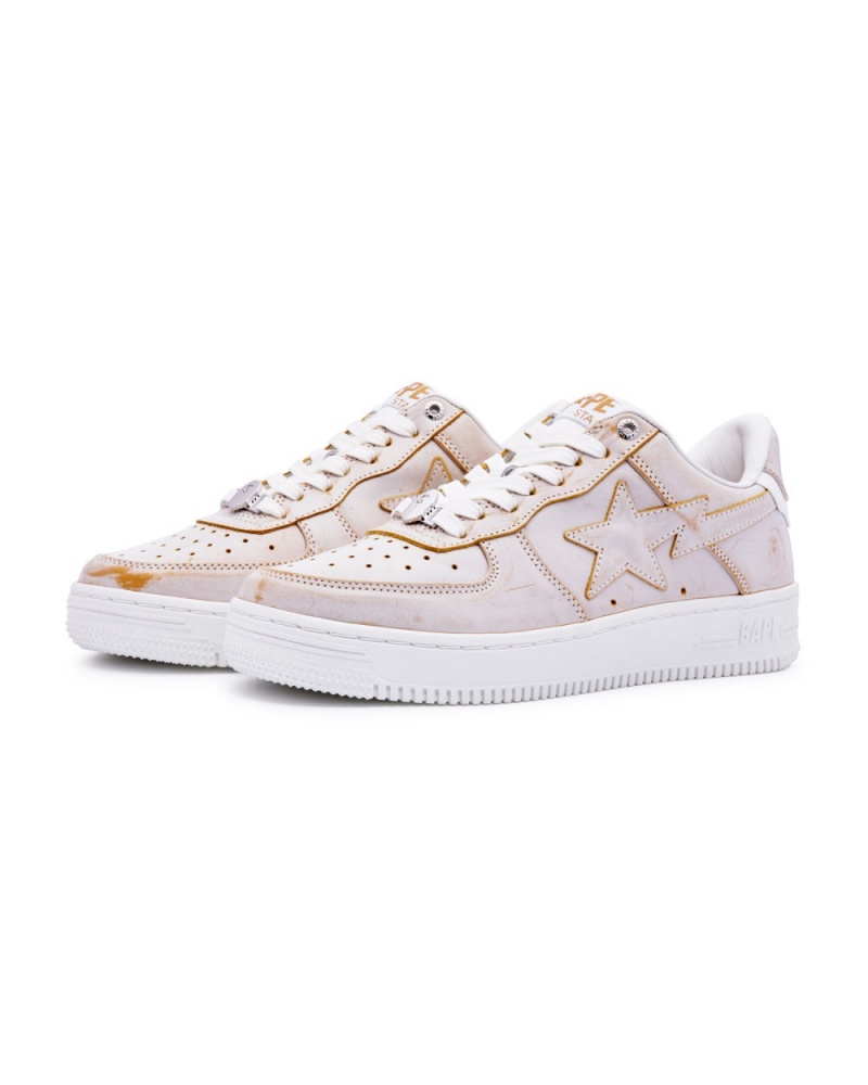 Basket Bape STA #5 M1 Beige Homme | CAH-94699258