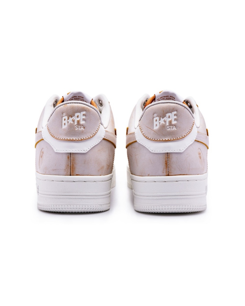 Basket Bape STA #5 M1 Beige Homme | CAH-94699258