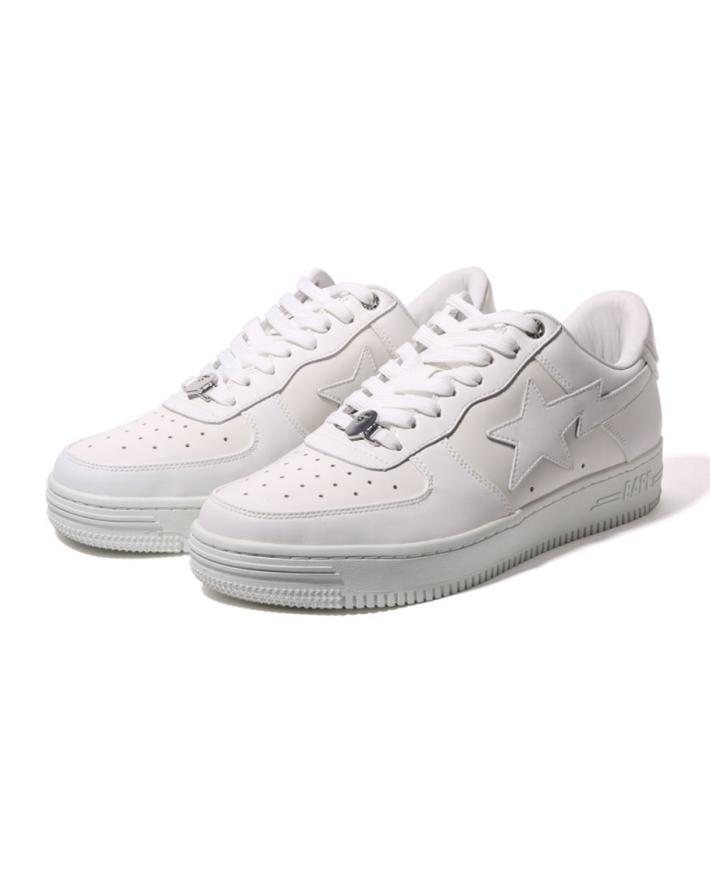 Basket Bape STA Quilt Tassel Blanche Homme | DEJ-59644479