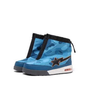 Basket Bape Honeycomb Camo Zip Route STA M2 Bleu Homme | AKD-70180322