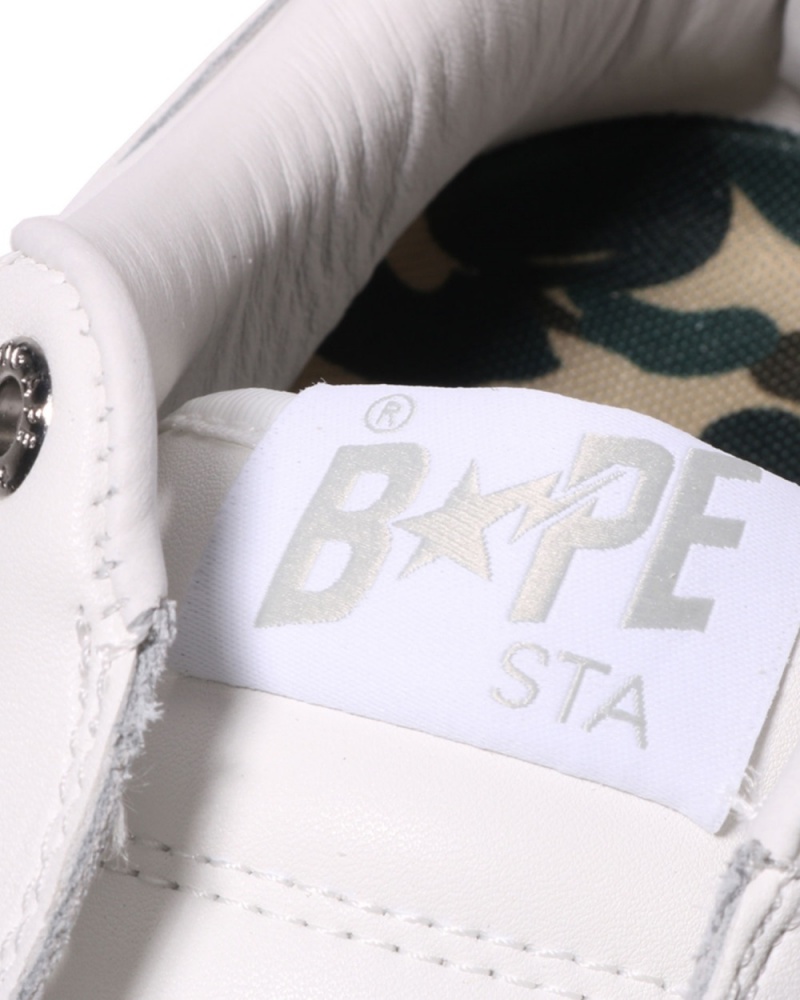 Basket Bape STA Quilt Tassel Blanche Homme | DEJ-59644479