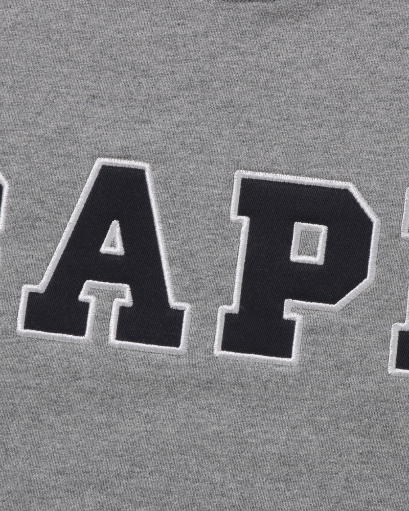 Sweats Bape Applique Crewneck Grise Femme | HZR-90843612