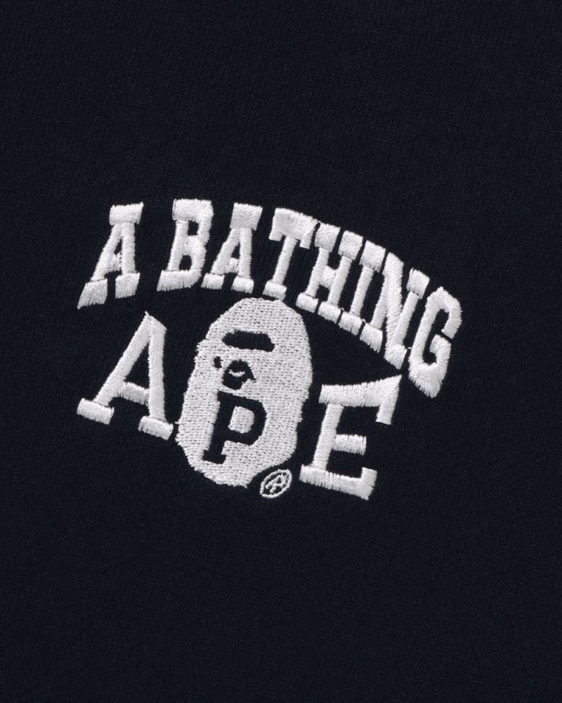 Sweats Bape A Bathing Ape Sweat Onepiece Bleu Marine Bleu Femme | QWT-05367098