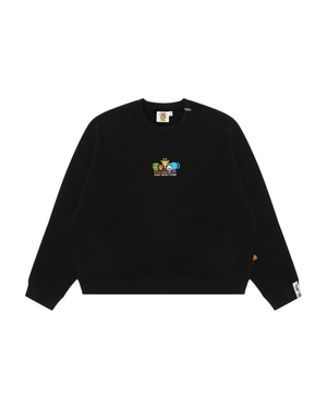 Chandails Bape Crew neck Noir Femme | UGT-93319423