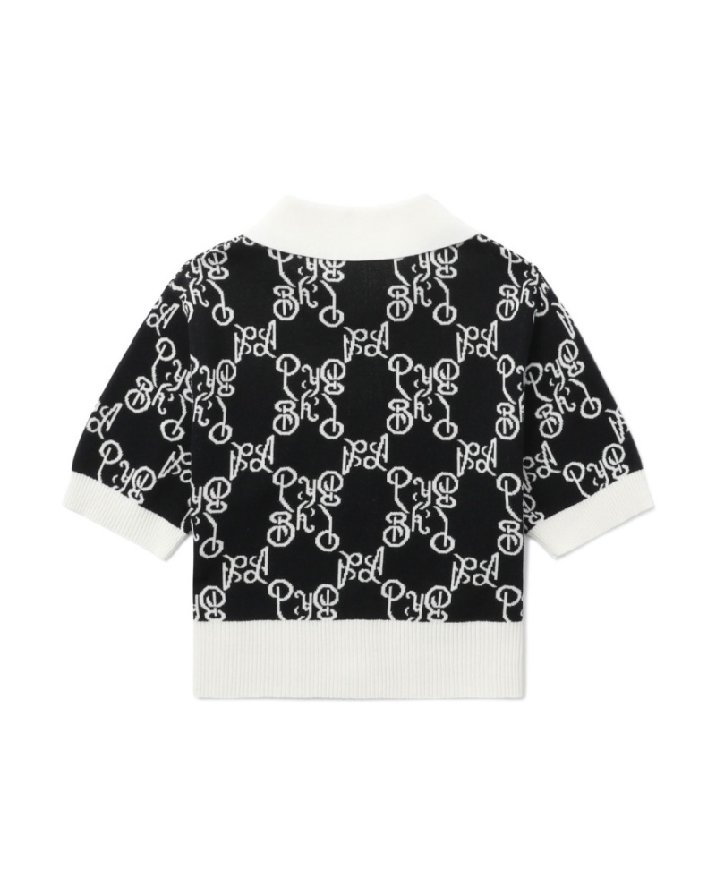 Cardigan Bape Polo knit Noir Femme | DZK-58045647