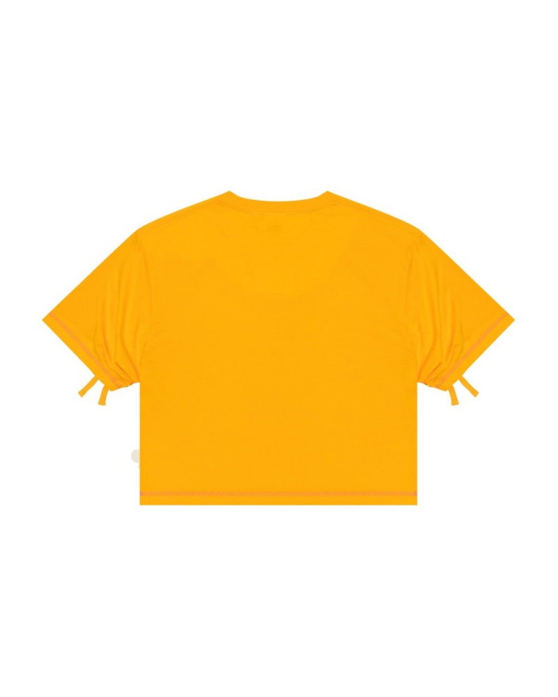 T Shirts Bape Baby Milo cropped fit Jaune Femme | NJS-58961657