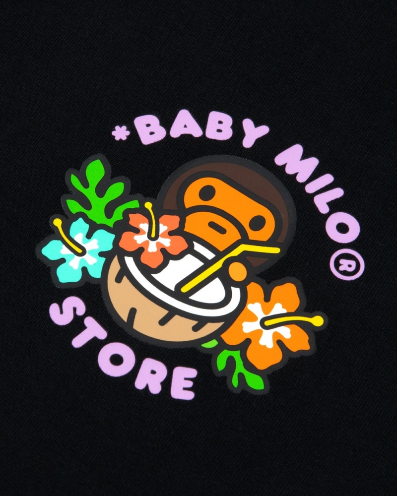 T Shirts Bape Baby Milo cropped fit Noir Femme | VRM-77122971