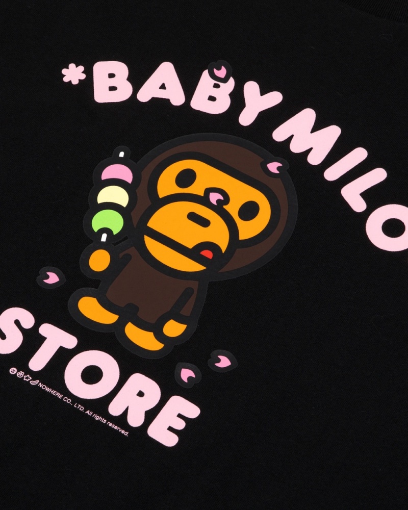 T Shirts Bape Baby Milo boxy fit Noir Femme | IJH-56359398