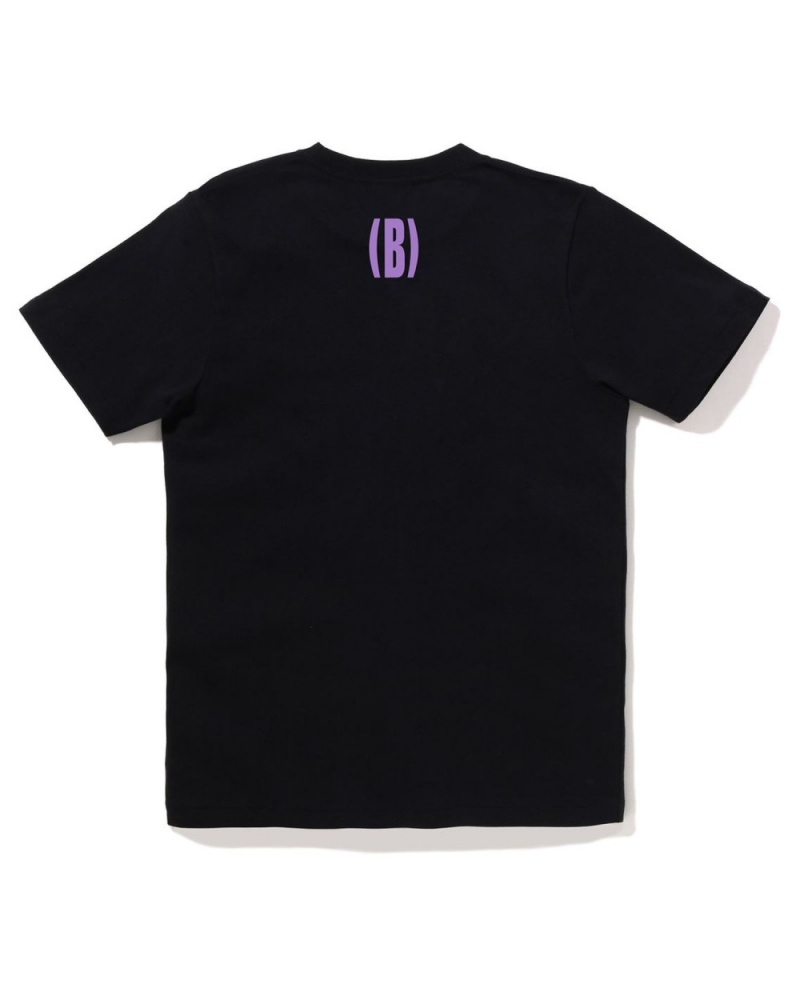 T Shirts Bape Noir Femme | EVZ-38822548