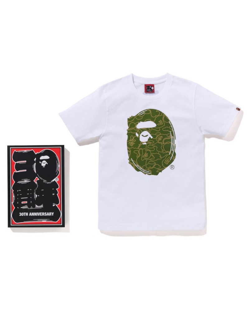 T Shirts Bape 30th Anniv. #1 Blanche Femme | BKA-87204926