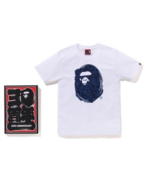 T Shirts Bape 30th Anniv. #1 Blanche Femme | TDK-95936253