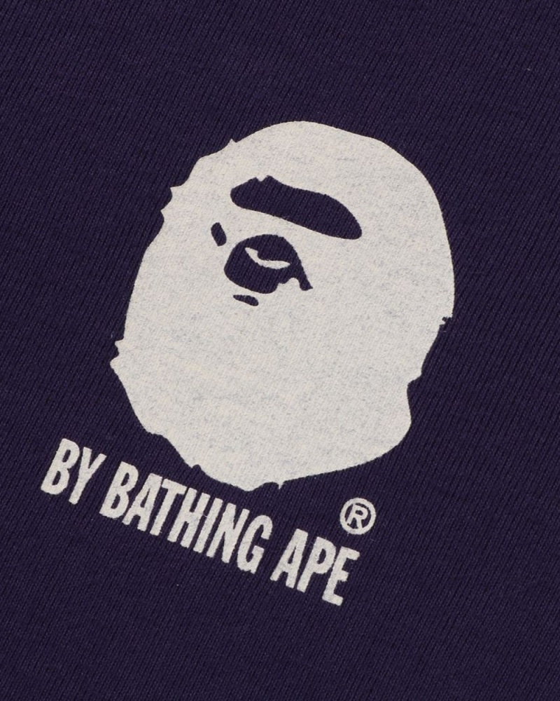 T Shirts Bape Bathing Ape Cropped Trim Violette Foncé Femme | YIE-44129208