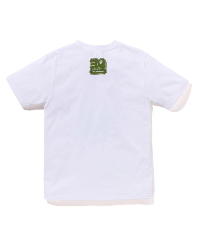 T Shirts Bape 30th Anniv. #1 Blanche Femme | BKA-87204926