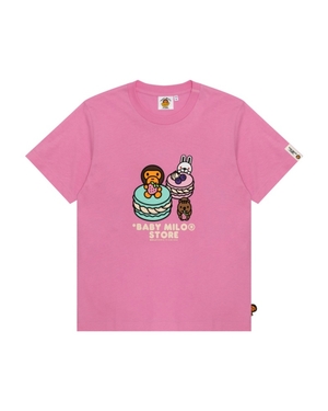 T Shirts Bape Baby Milo Rose Femme | ECN-83975931