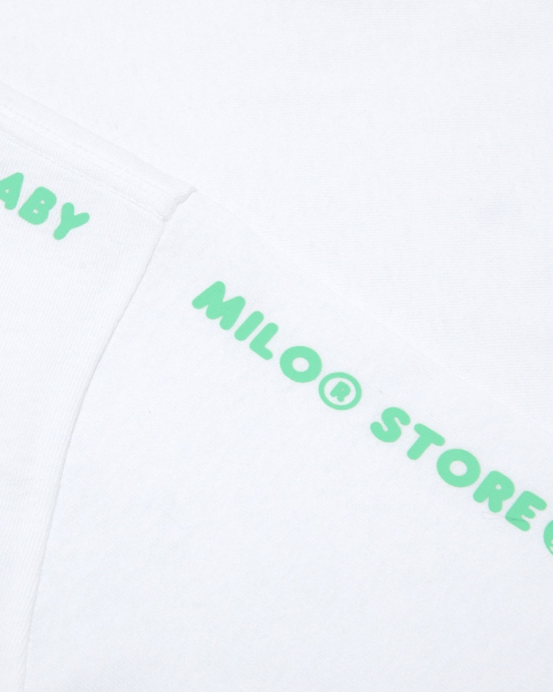 T Shirts Bape Baby Milo Blanche Femme | UNQ-49796521