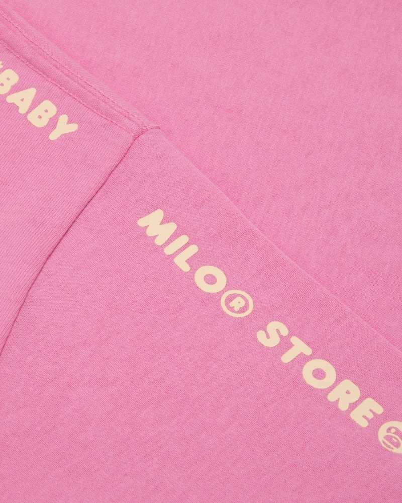 T Shirts Bape Baby Milo Rose Femme | ECN-83975931