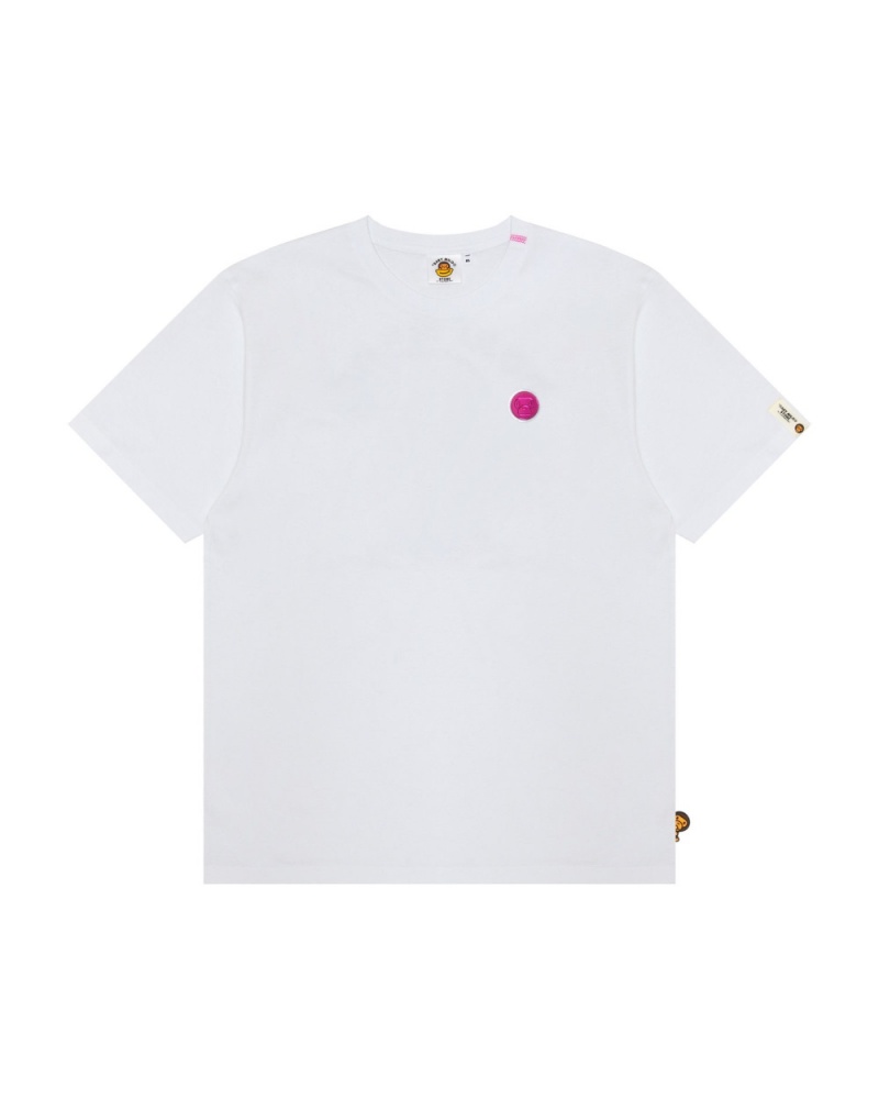 T Shirts Bape Baby Milo Blanche Femme | SEB-97841123