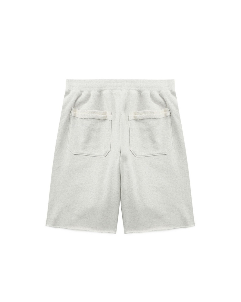 Short Bape Raw edge shorts Grise Femme | ELI-24128589