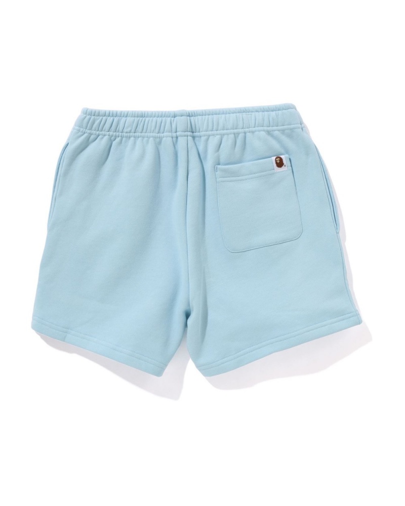 Short Bape College Sweat Shorts Bleu Femme | UXT-62109476