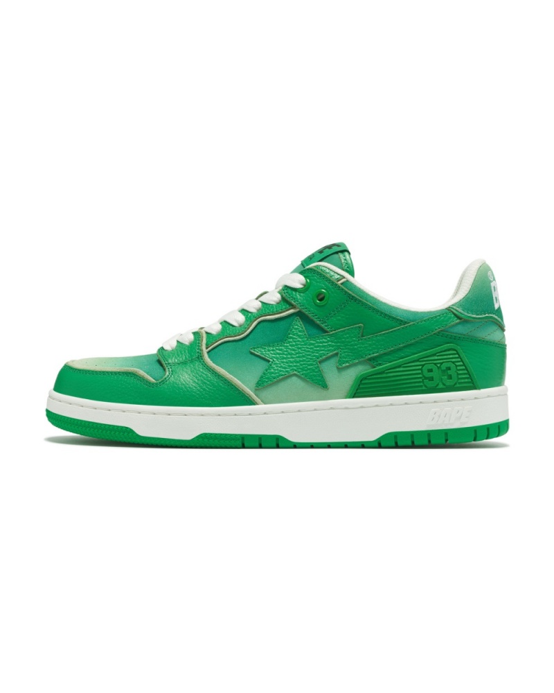 Basket Bape SK8 STA #4 Vert Femme | IHQ-40073686