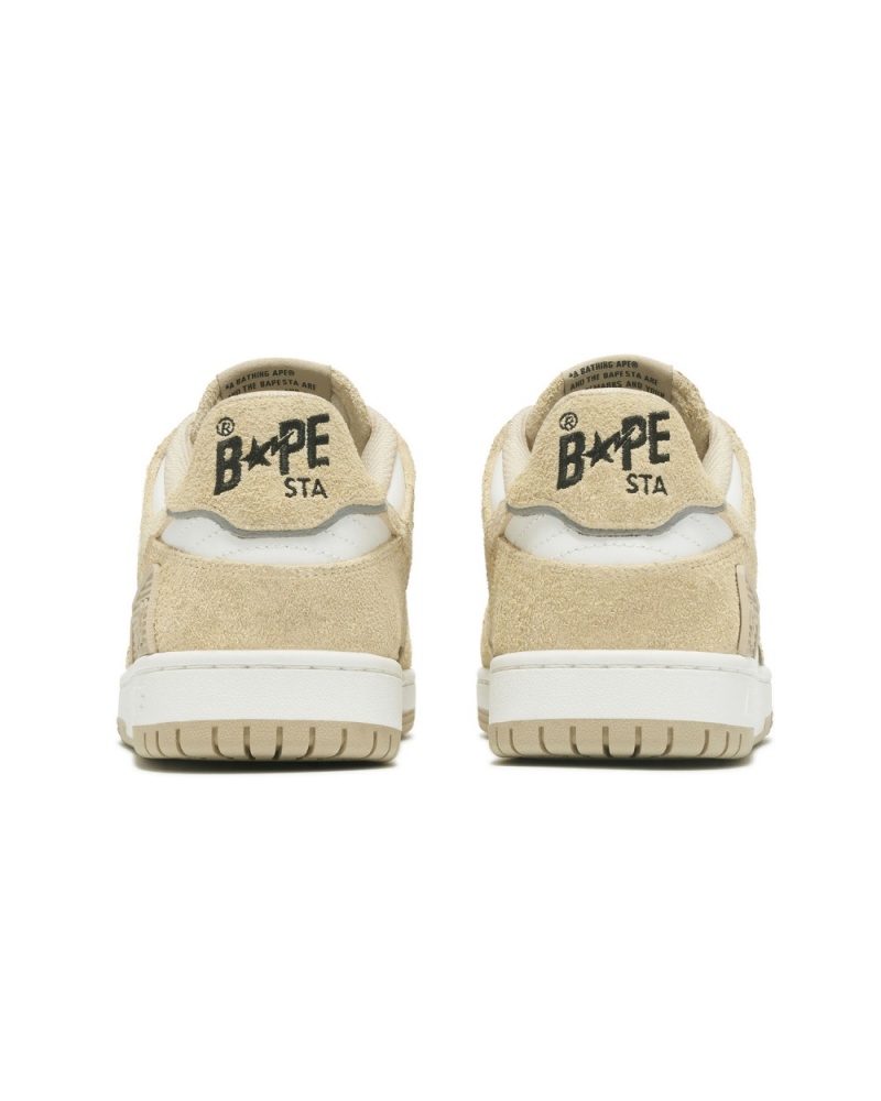 Basket Bape SK8 STA #3 Beige Femme | YCD-80706673