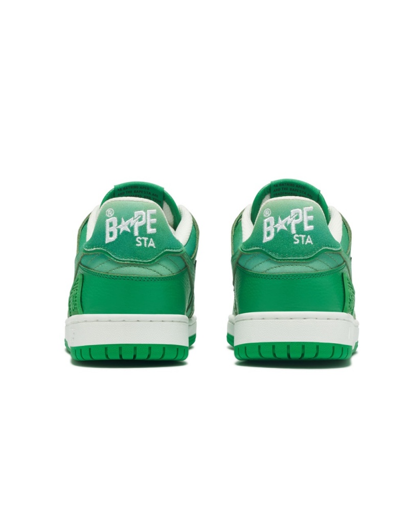 Basket Bape SK8 STA #4 Vert Femme | IHQ-40073686