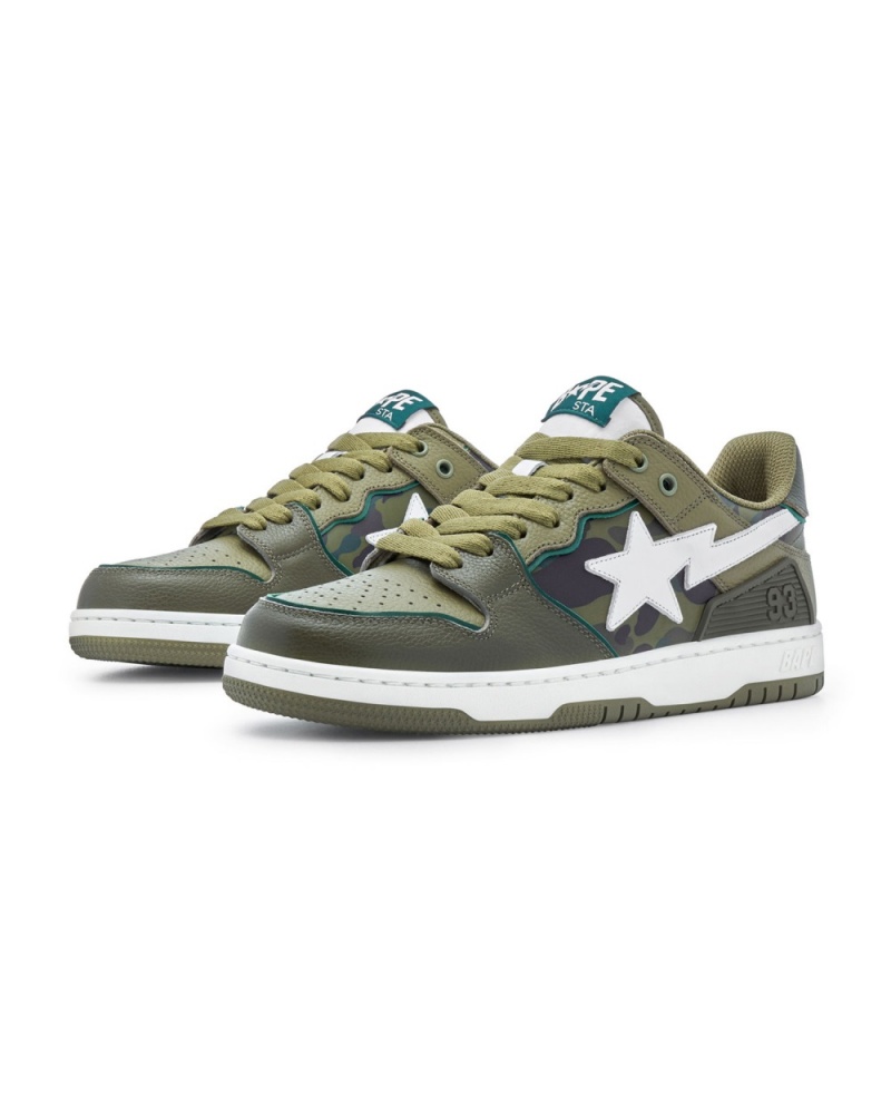 Basket Bape SK8 STA #4 Vert Femme | TQT-74253063