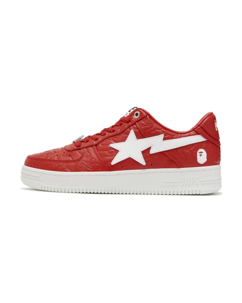 Basket Bape STA #3 Rouge Clair Femme | LPX-34864733