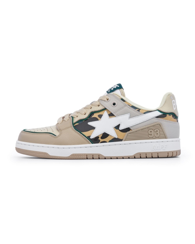 Basket Bape SK8 STA #4 Beige Femme | PKN-60952062