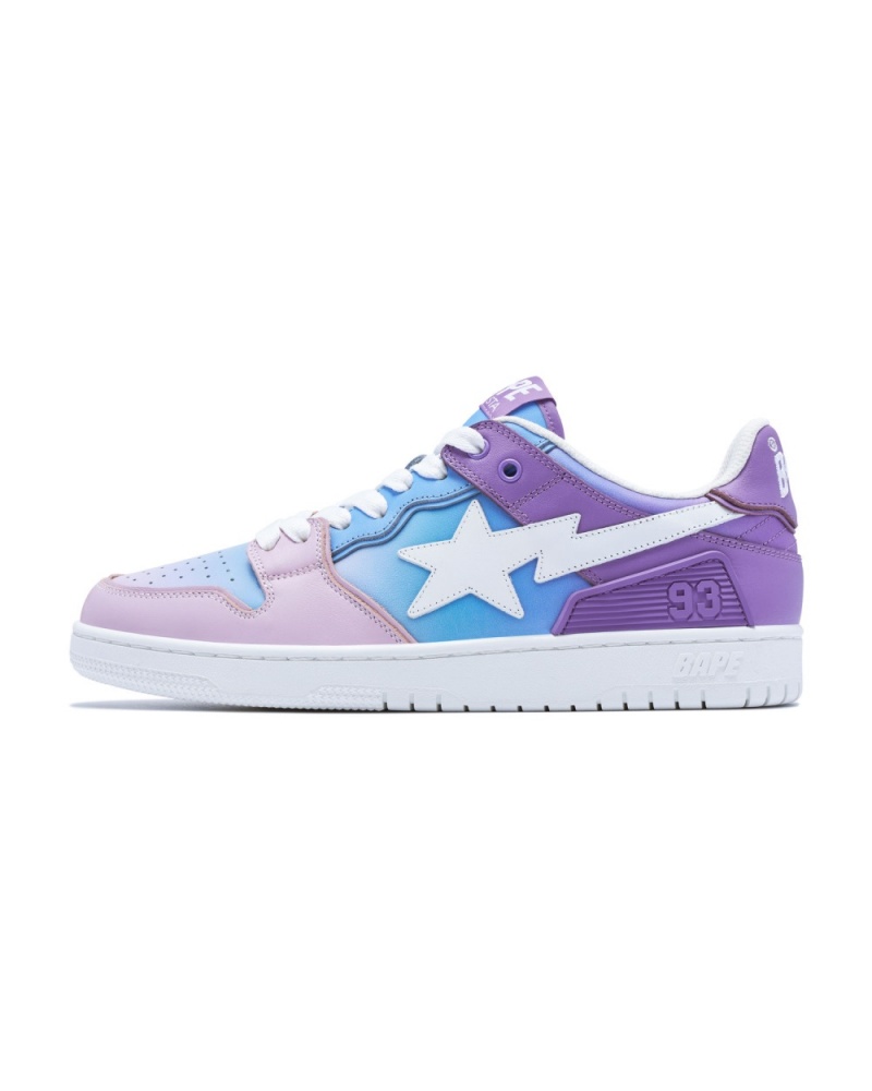 Basket Bape SK8 STA #1 Violette Femme | IJQ-78657483