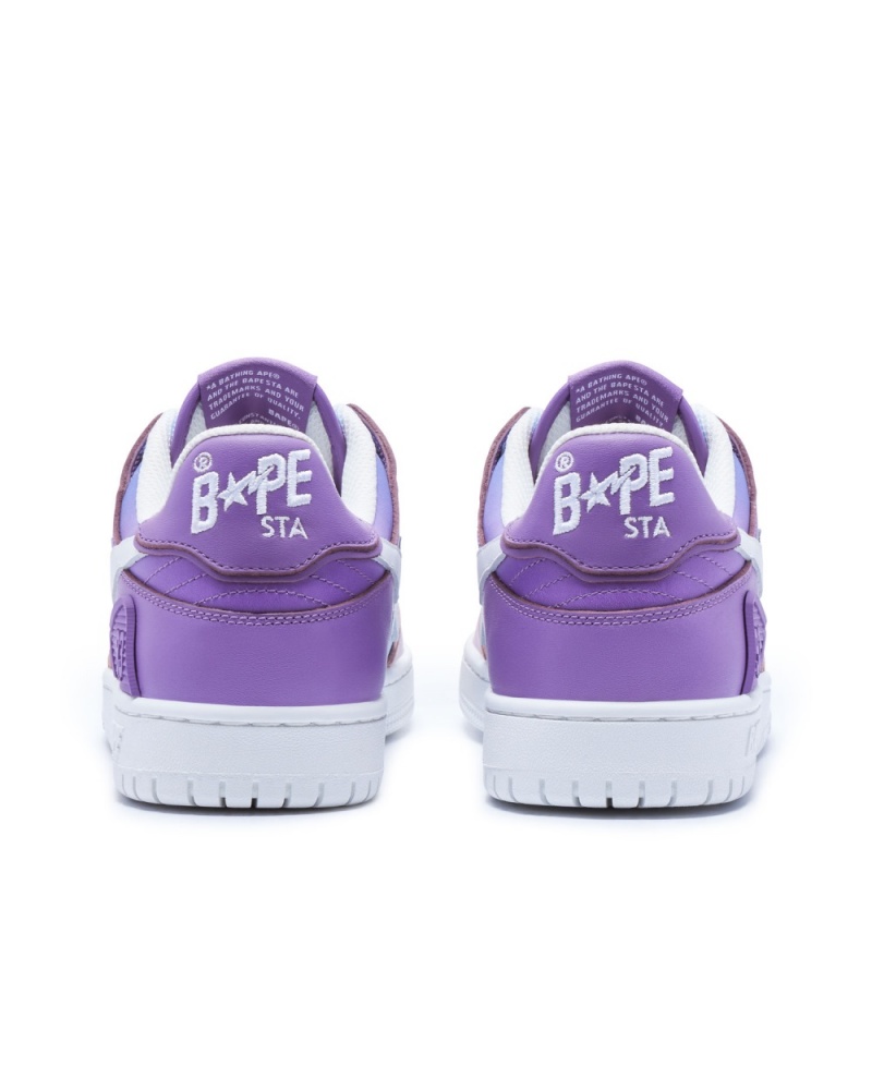 Basket Bape SK8 STA #1 Violette Femme | IJQ-78657483