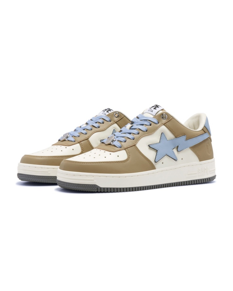 Basket Bape STA #4 Beige Femme | GKO-41683697